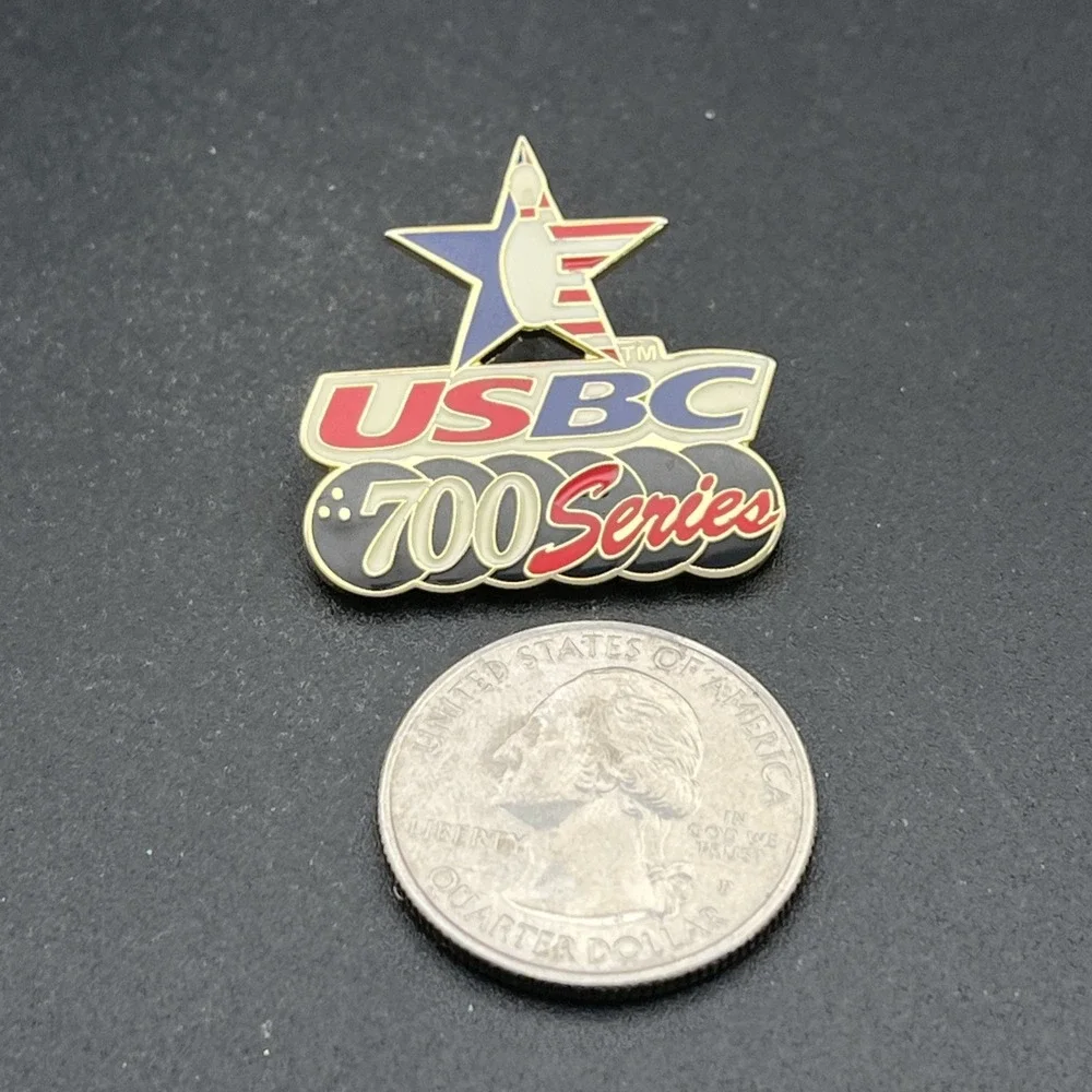 United States Bowling Congress USBC 700‎ Series Lapel Hat Pin